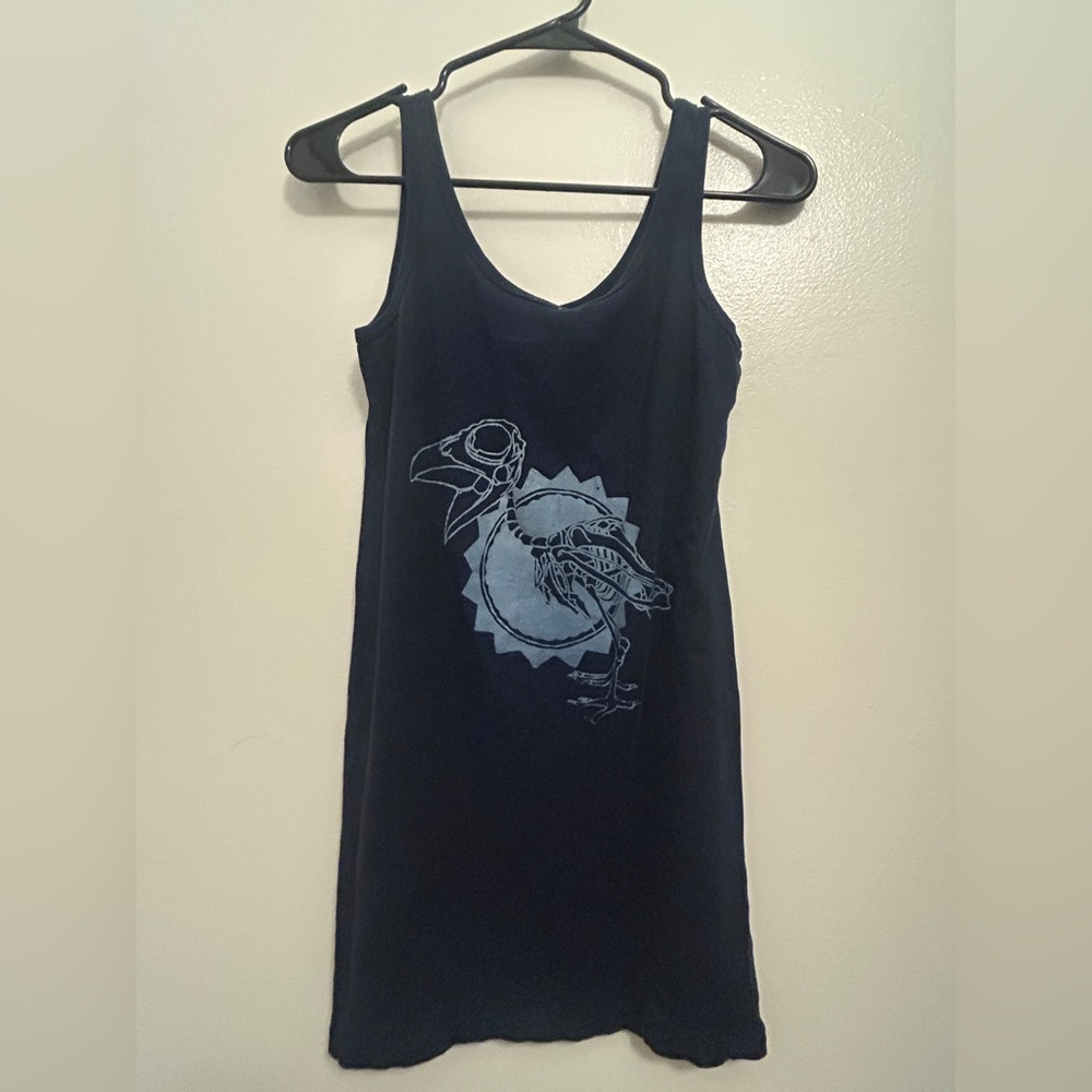 🌀 Bella Canvas🌀Navy Tank with Dinosaur Design